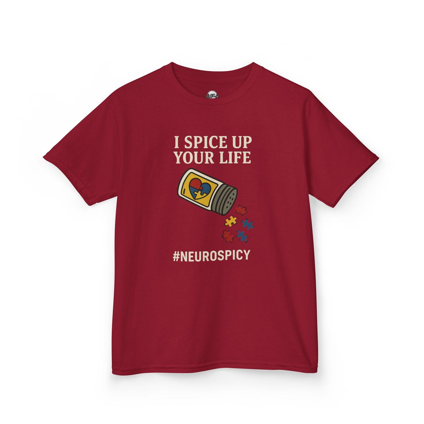 Neurospicy Kids Tee - I Spice Up Your Life Design