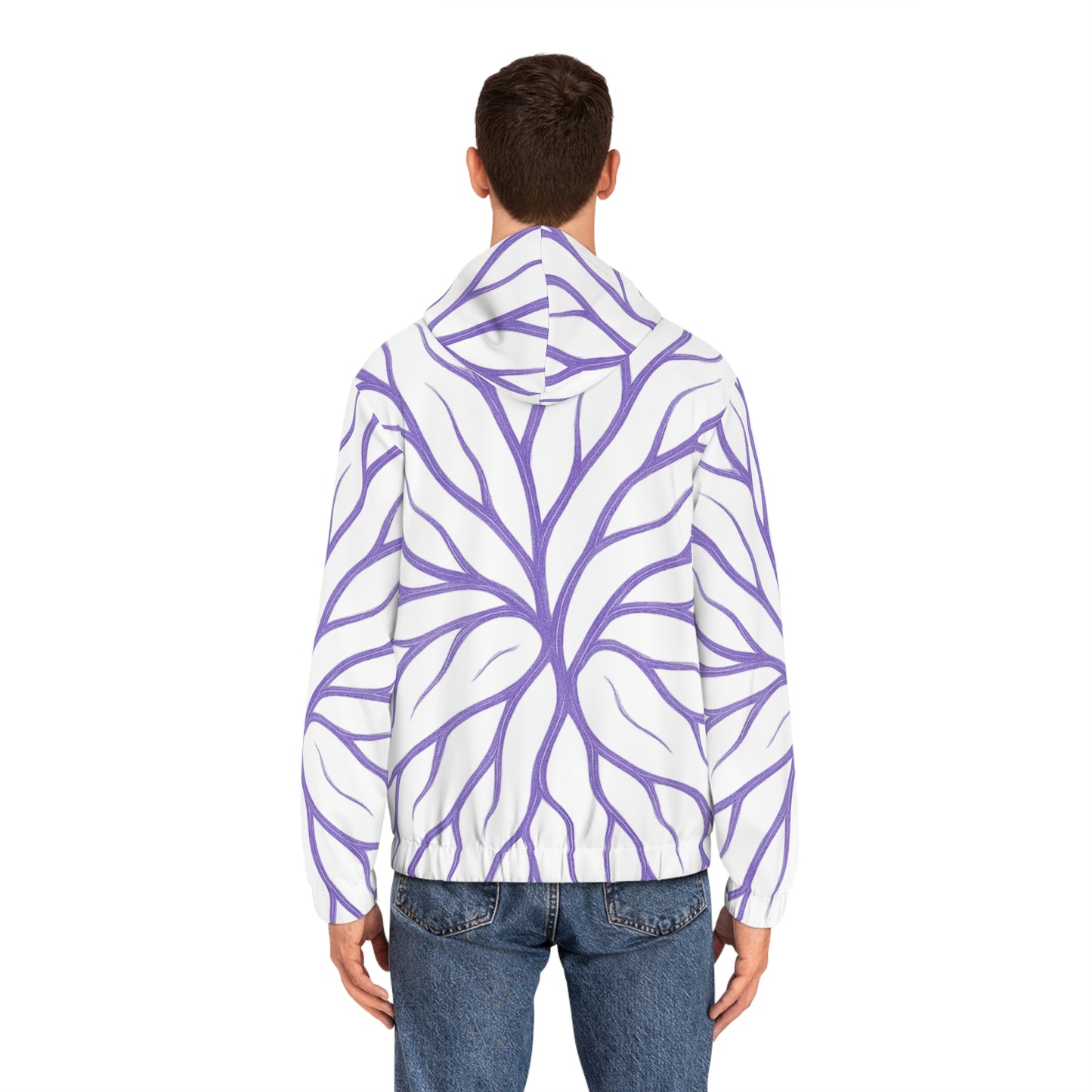 Baltimore Blood Roots Full-Zip Hoodie, Unique Urban Style, Great for Gifts, Casual Wear, Cozy Layering, Perfect for All Seasons