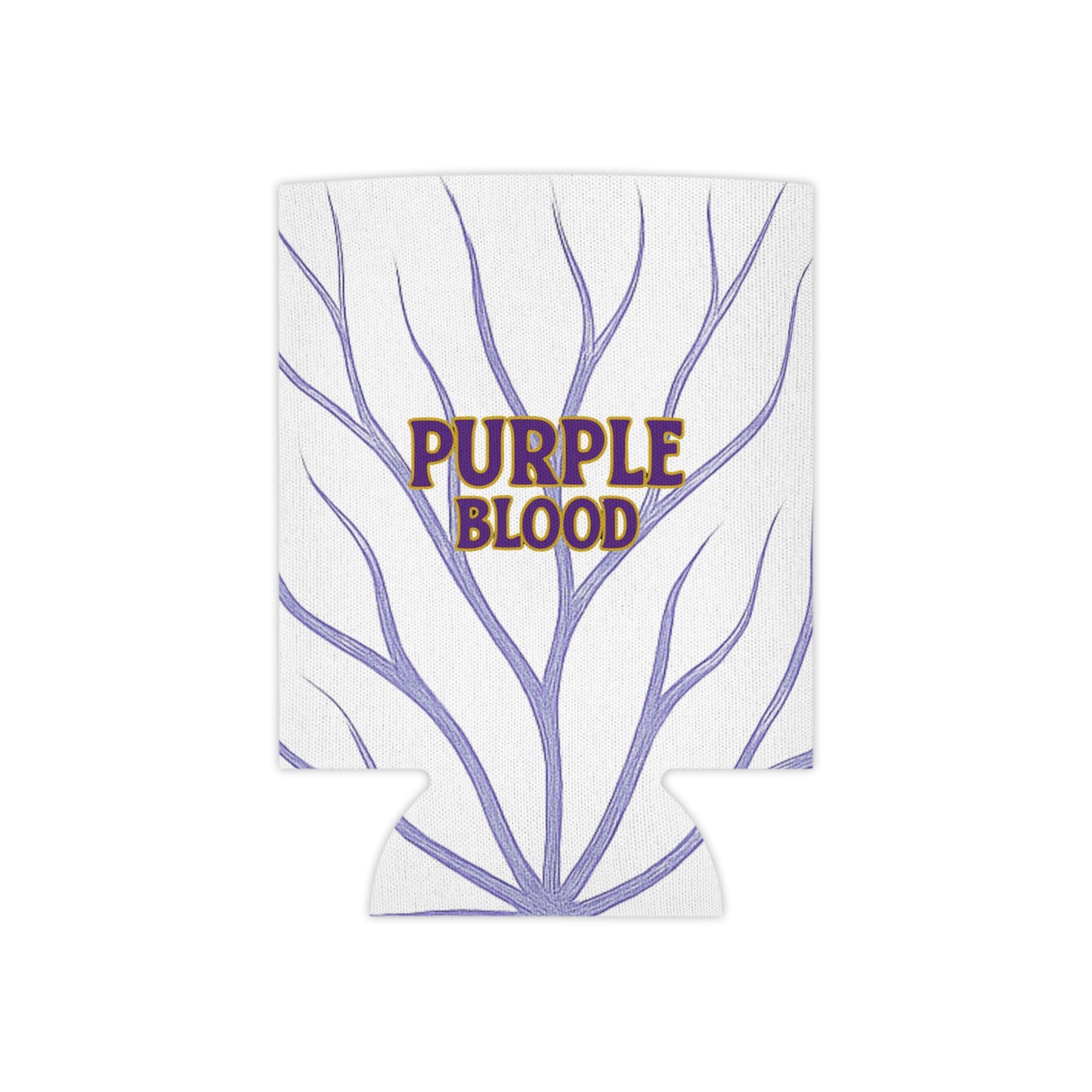 Purple Blood Can Cooler | Maryland Pride Beverage Holder, Coolie for Parties, Barbecue, and Celebrations