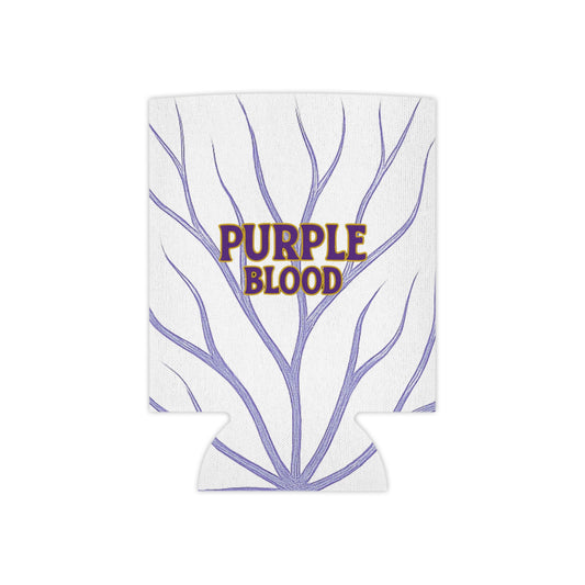 Purple Blood Can Cooler | Maryland Pride Beverage Holder, Coolie for Parties, Barbecue, and Celebrations