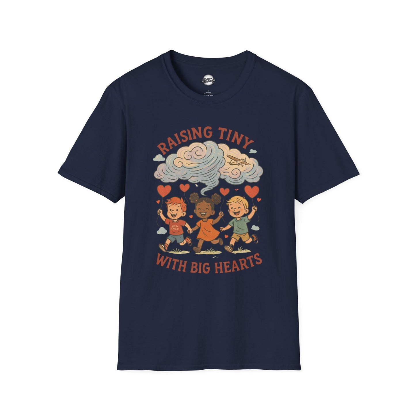 Raising Tiny Hearts Unisex T-Shirt | Cute Family Vibe Tee