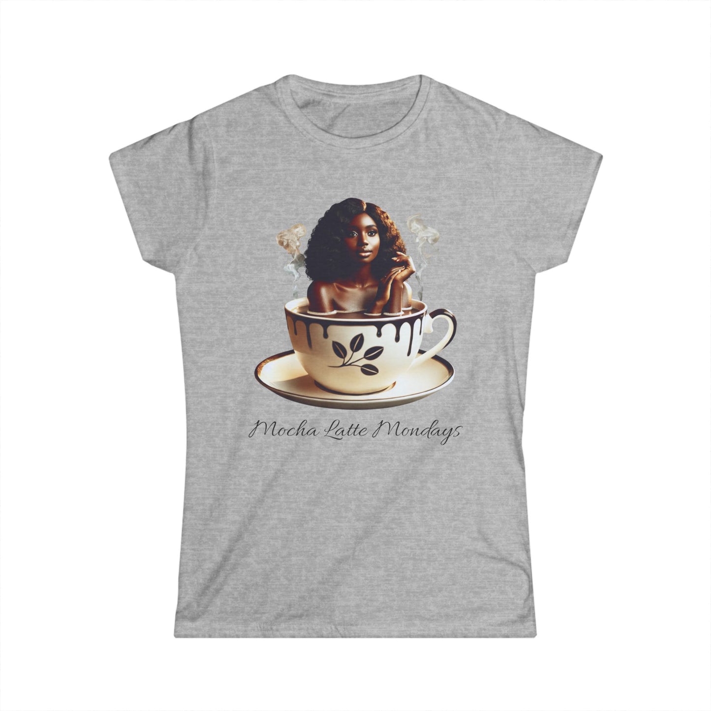Women's Tee - Mocha Latte Mondays Stylish Coffee Lover Shirt