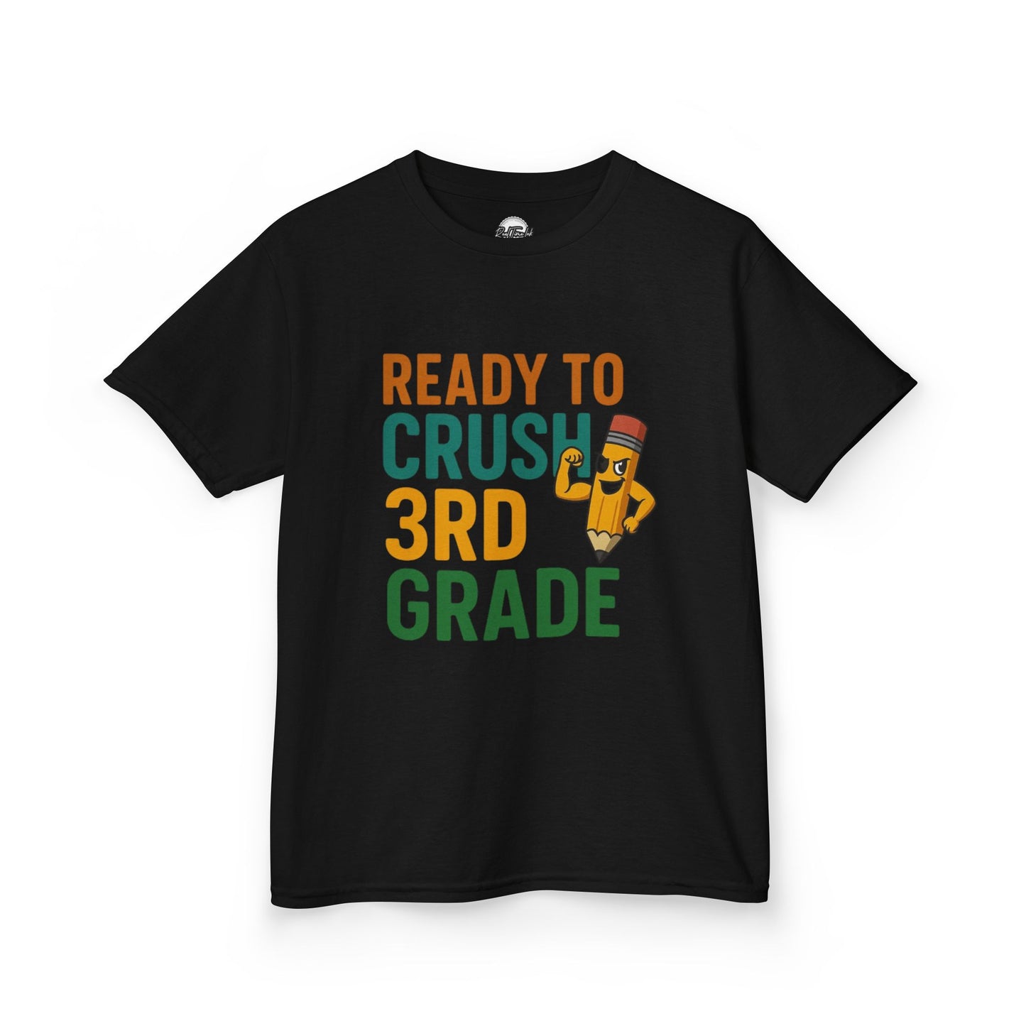 Ready to Crush 3rd Grade Kids Tee, Fun Youth Shirt, Back to School Gift, Classroom Outfit, Inspirational Kids Apparel