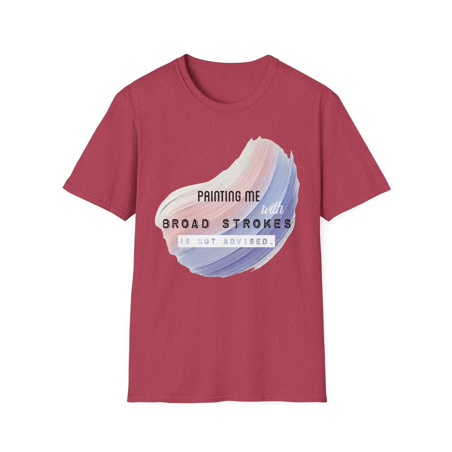 T-Shirt Broad Strokes Graphic Print Unisex Softstyle Tee