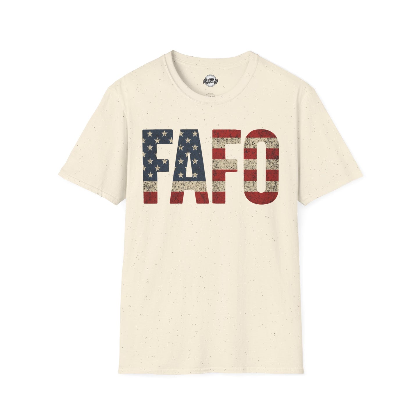 Patriotic FAFO Unisex Softstyle T-Shirt | USA Graphic Tee | Casual Wear, Gift for Holidays, Independence Day