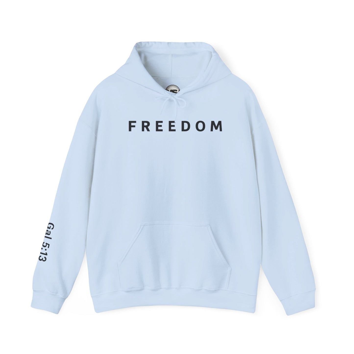 Freedom Hooded Sweatshirt, Cozy Sweatshirt, Religious Apparel, Inspirational Gift, Casual Outfit, Unisex Hoodie