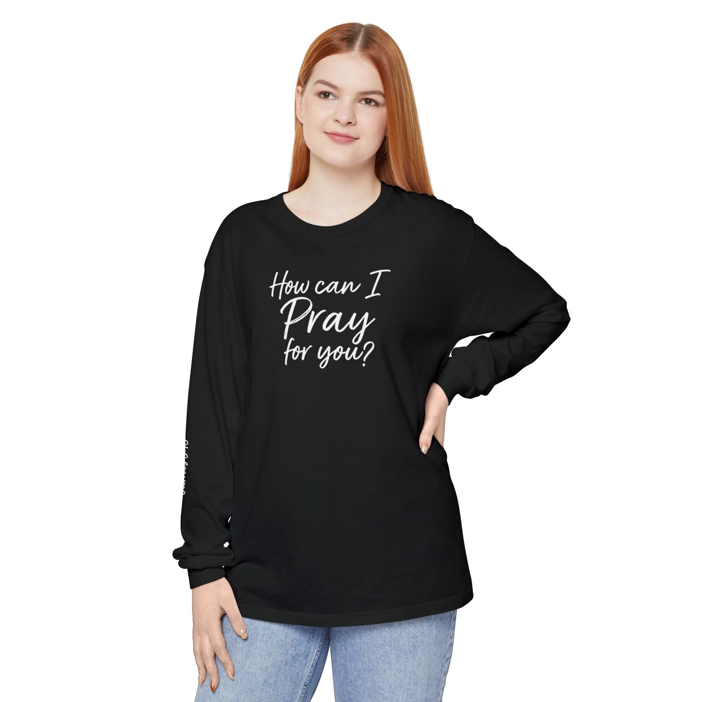 Unisex Long Sleeve T-Shirt - Spiritual Comfort Tee, Prayer Shirt, Thoughtful Gift, Casual Wear, Faith-Based Fashion