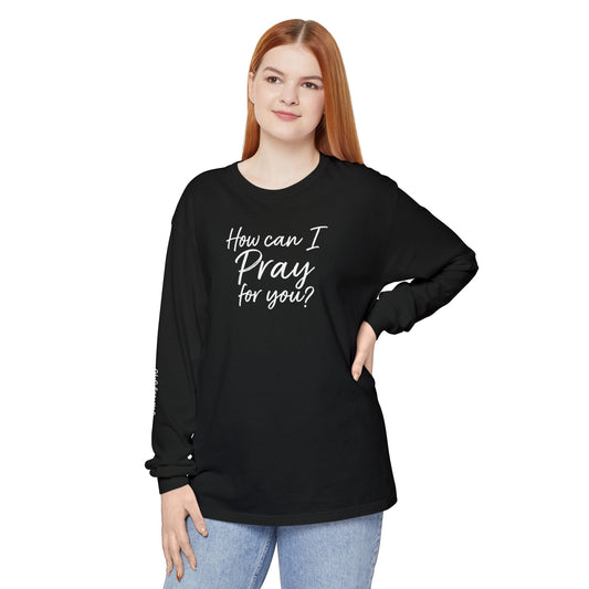 Unisex Long Sleeve T-Shirt - Spiritual Comfort Tee, Prayer Shirt, Thoughtful Gift, Casual Wear, Faith-Based Fashion
