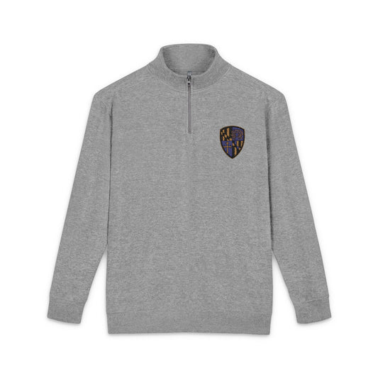 Purple Blood Embroidered Unisex Fleece Pullover, Cozy Sweatshirt, Perfect Gift for Fall, Casual Wear, Unique Statement Piece