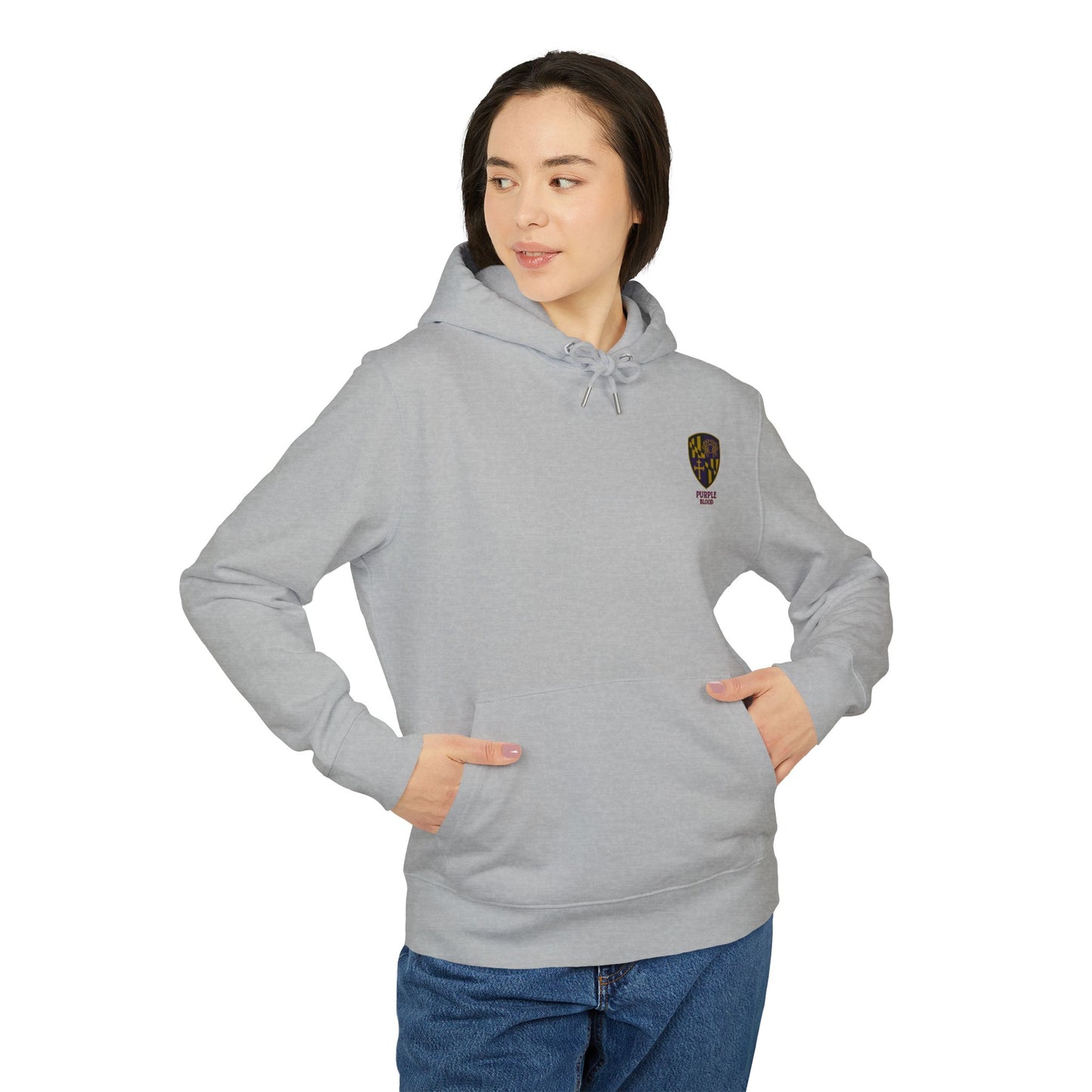 Hoodie Purple Blood Design Unisex Cruiser