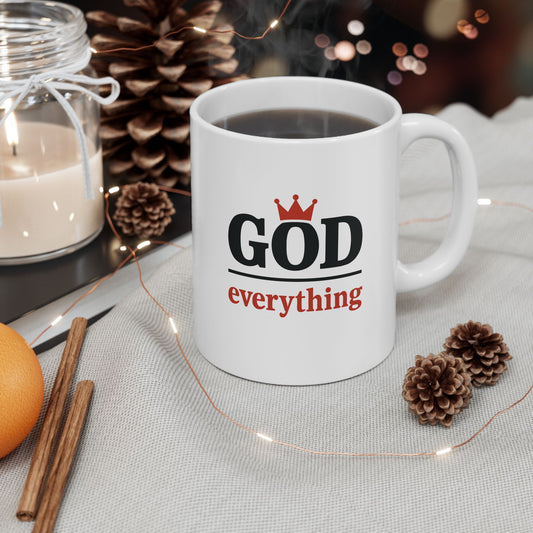 Mug - God over Everything Ceramic Mug (11oz, 15oz)
