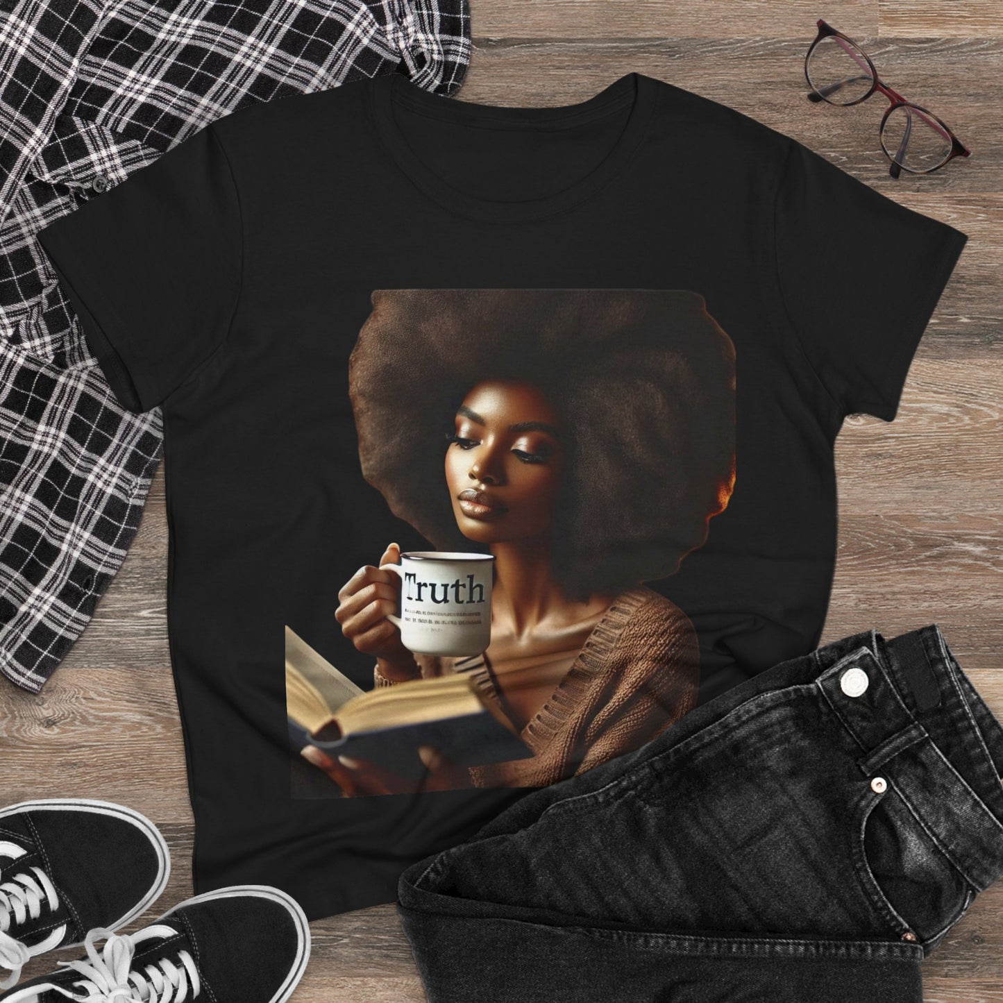 Inspirational Truth Cotton Tee for Women