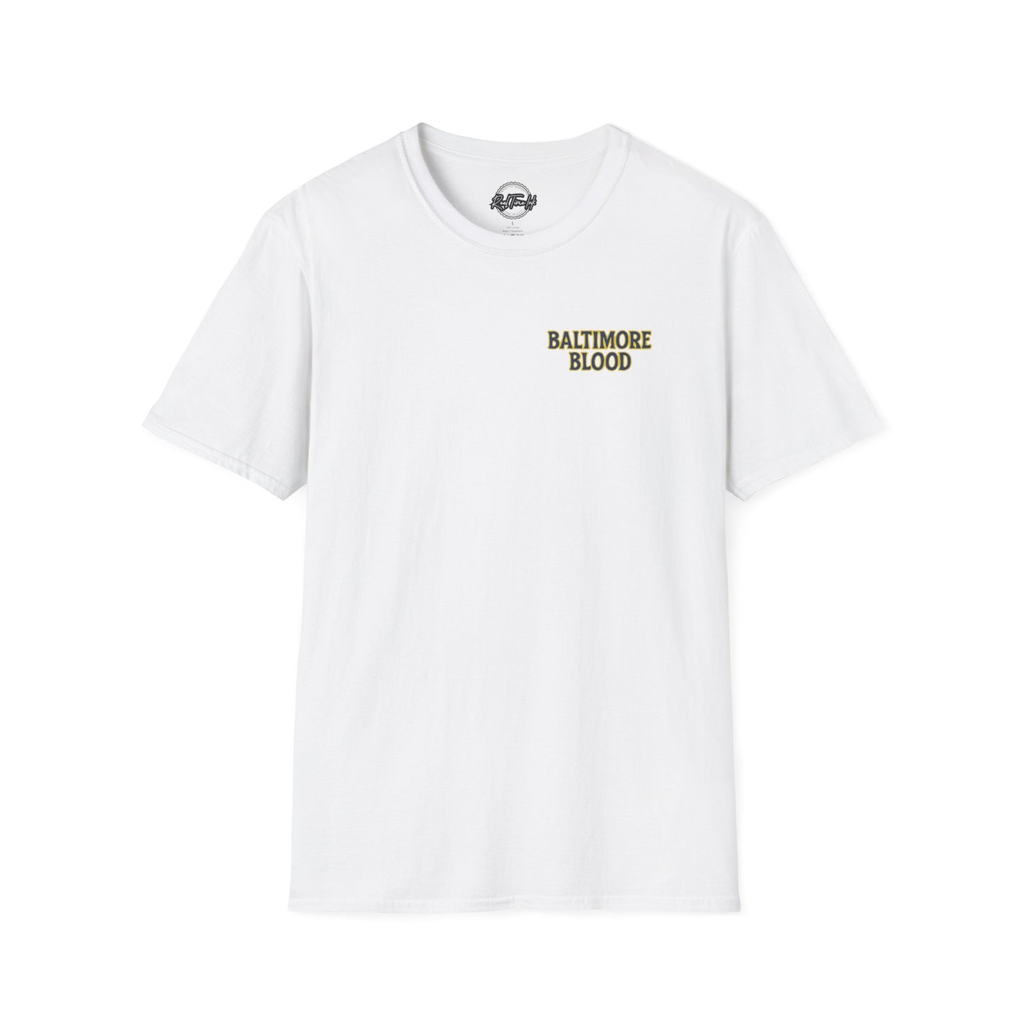 Baltimore Blood Unisex Softstyle T-Shirt, Casual Attire, Streetwear, Gift for Baltimore Fans, Sporty Style, Everyday Essential