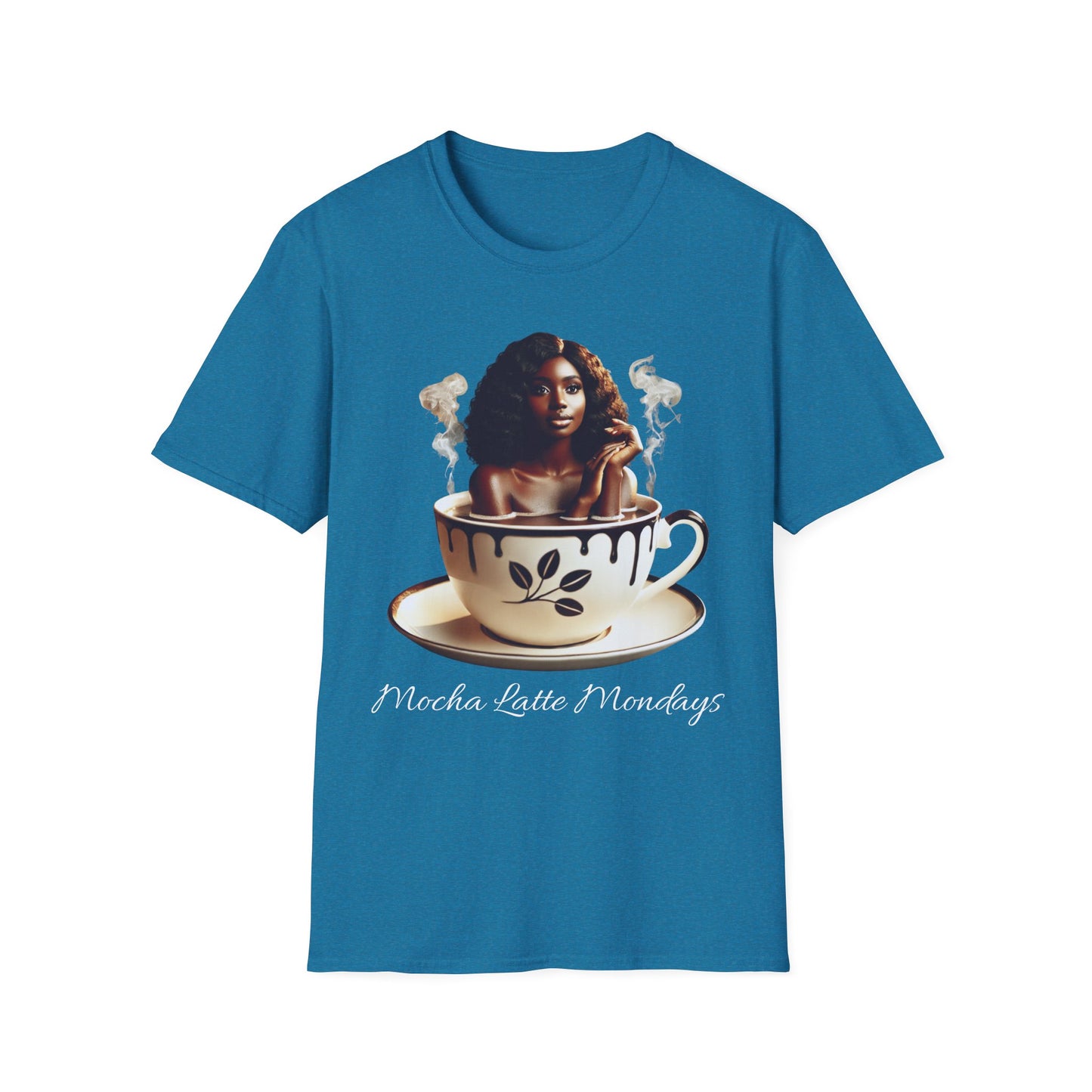 Women's Softstyle T-Shirt - Mocha Latte Mondays Stylish Coffee Lover Shirt