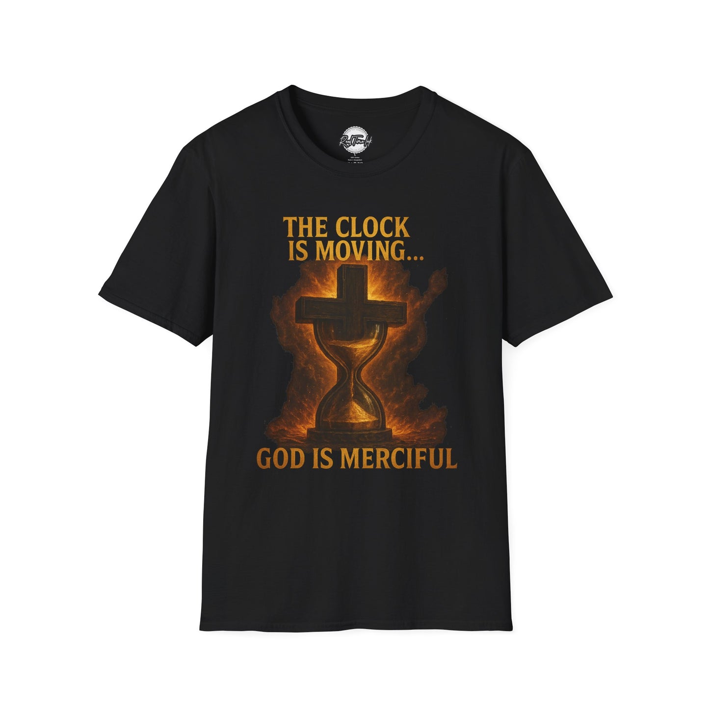 Unisex T-Shirt - The Clock is Moving GOD is Merciful