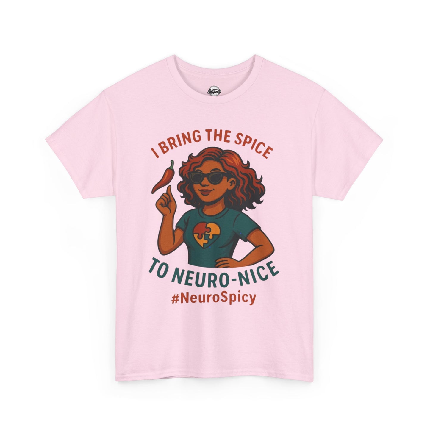 NeuroSpicy Autism Unisex Heavy Cotton Tee - I Bring the Spice to Neuro-Nice
