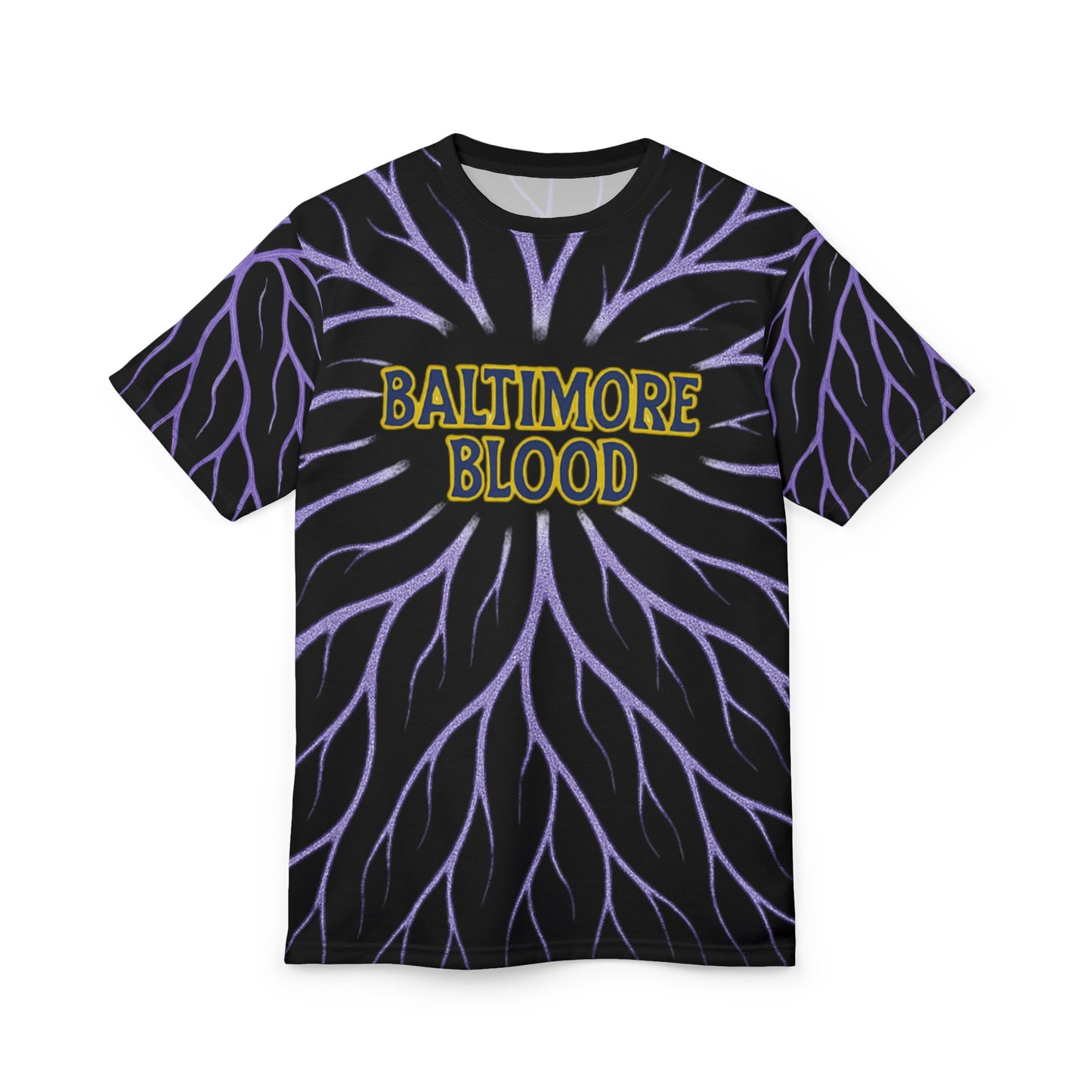 Baltimore Blood Unisex Tee, Hip Hop Fashion T-Shirt, Streetwear Style Shirt, Gifts for Baltimore Fans, Unique Graphic Tee