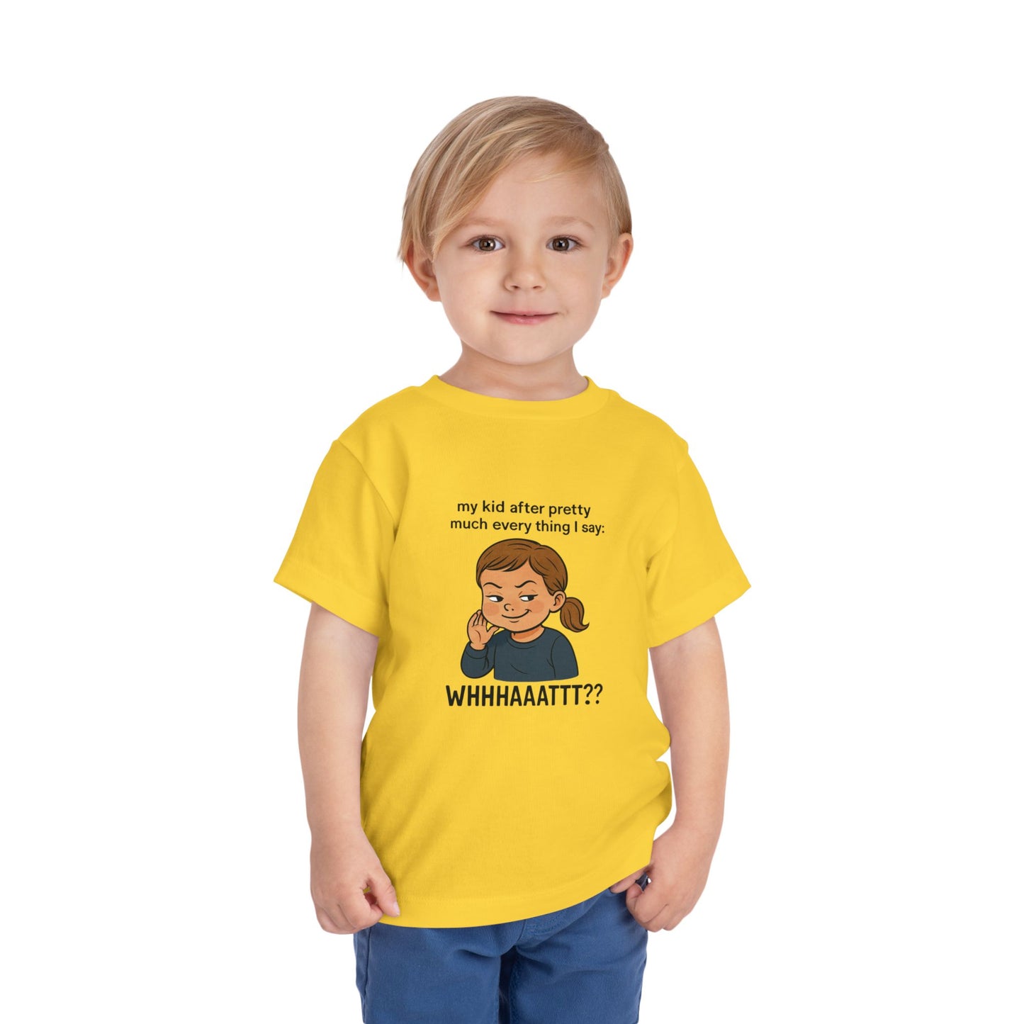 Whimsical Toddler Tee - My Kid After Pretty Much Everything, Funny Kids Shirt, Gift for Parents, Everyday Wear, Kids Humor Clothing