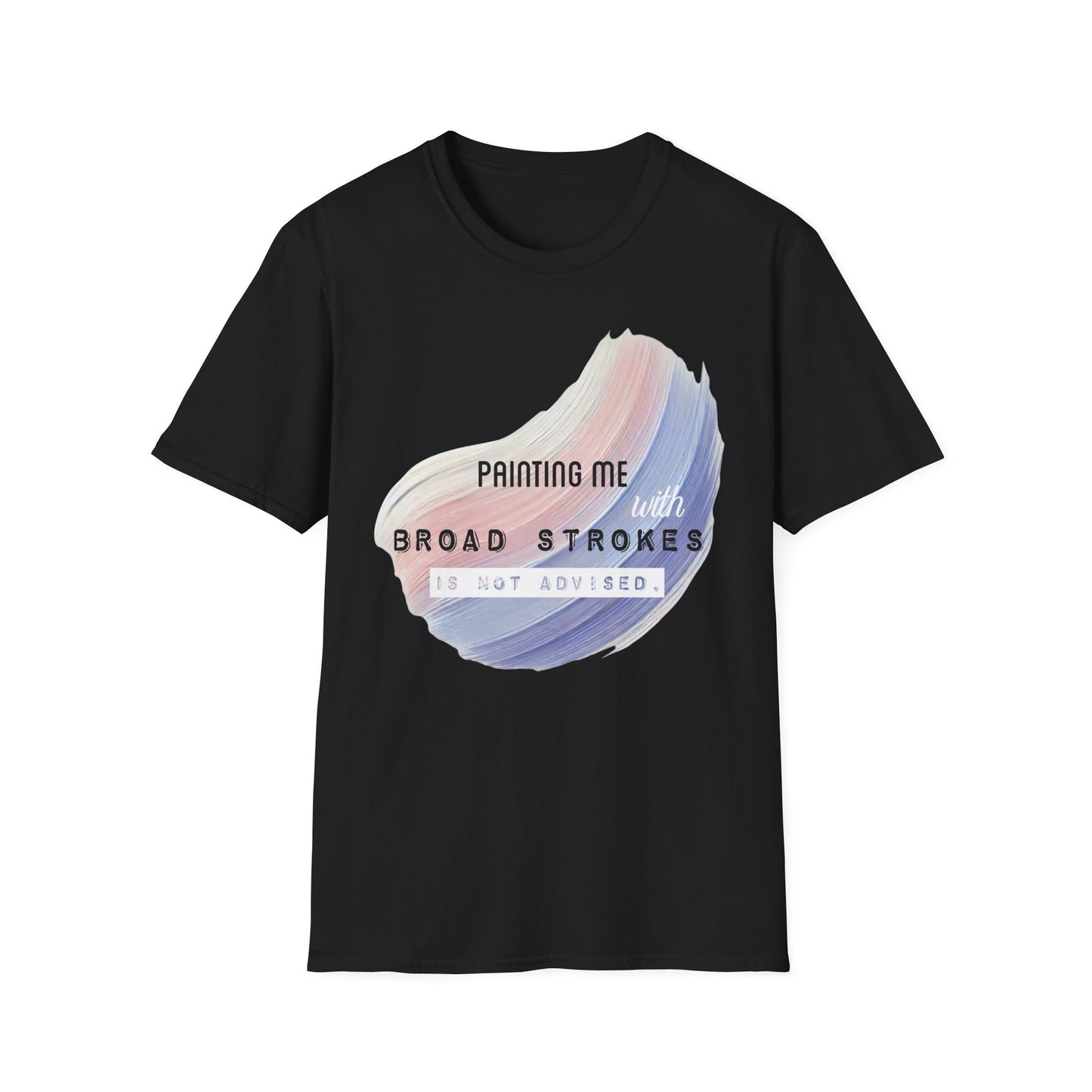 T-Shirt Broad Strokes Graphic Print Unisex Softstyle Tee