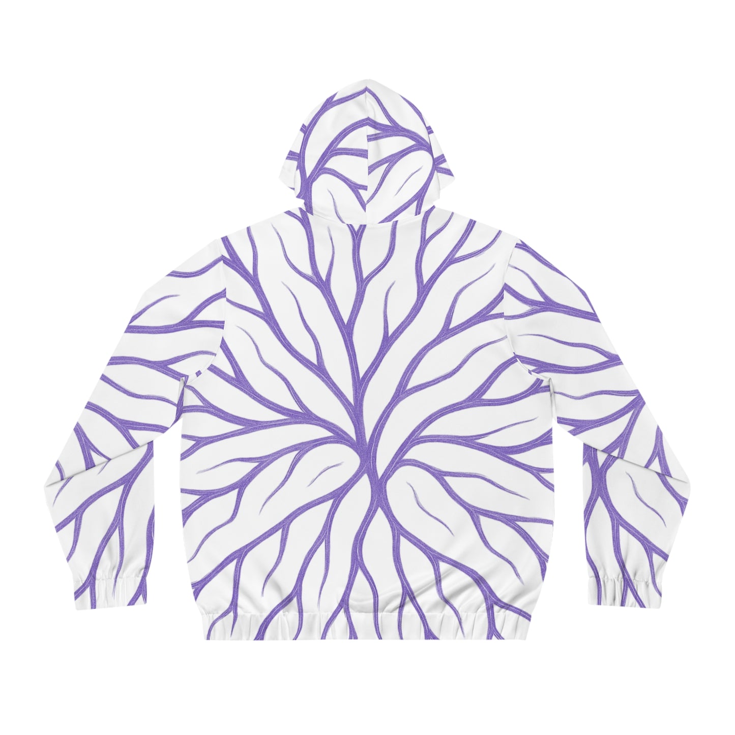 Baltimore Blood Roots Full-Zip Hoodie, Unique Urban Style, Great for Gifts, Casual Wear, Cozy Layering, Perfect for All Seasons