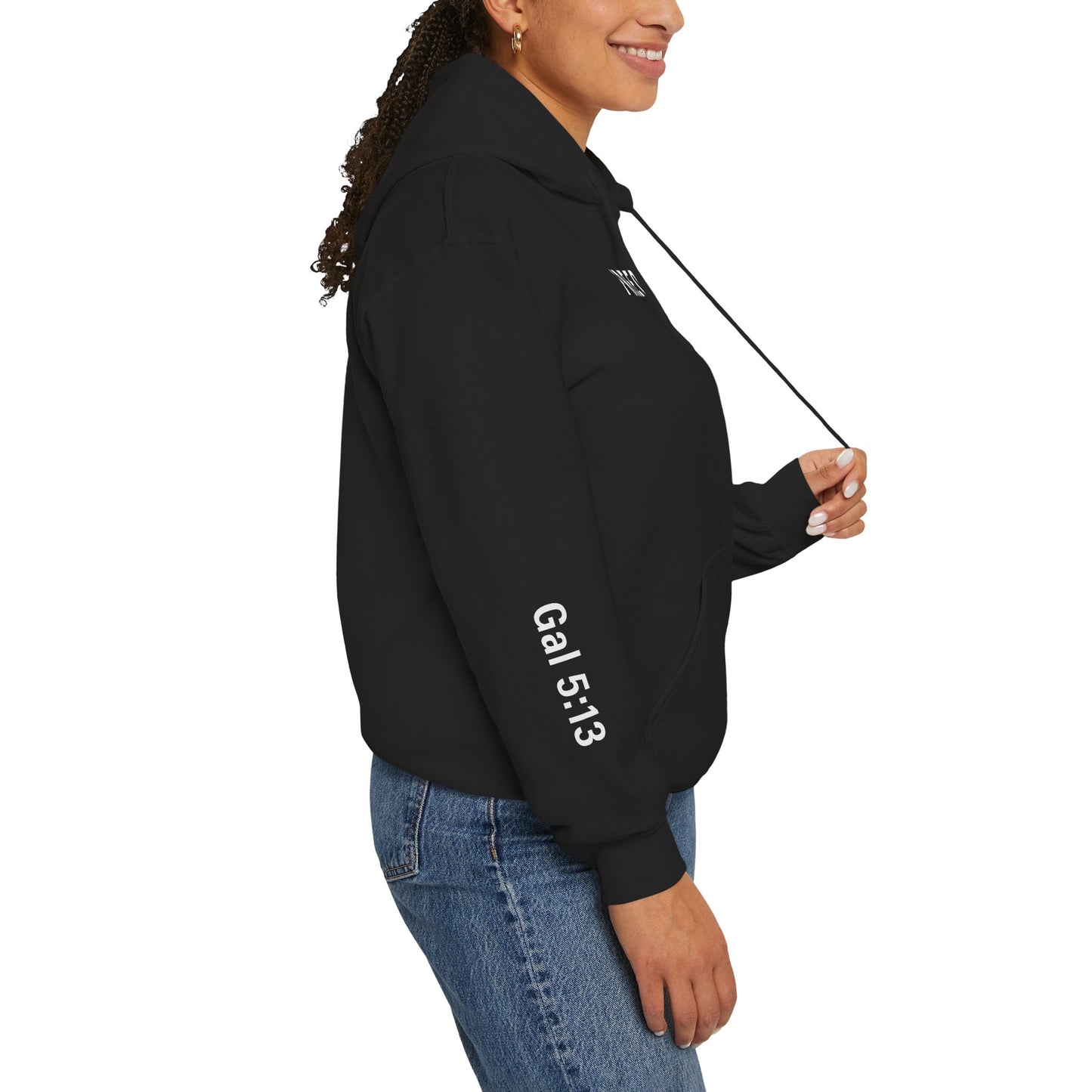 Freedom Hooded Sweatshirt, Cozy Sweatshirt, Religious Apparel, Inspirational Gift, Casual Outfit, Unisex Hoodie
