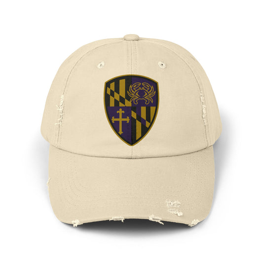 Distressed Cap - Purple Blood Design