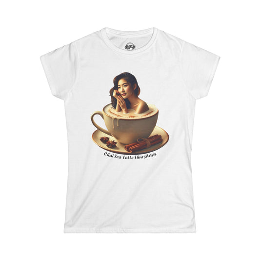 Women's Tee - Chai Tea Latte Thursdays Print