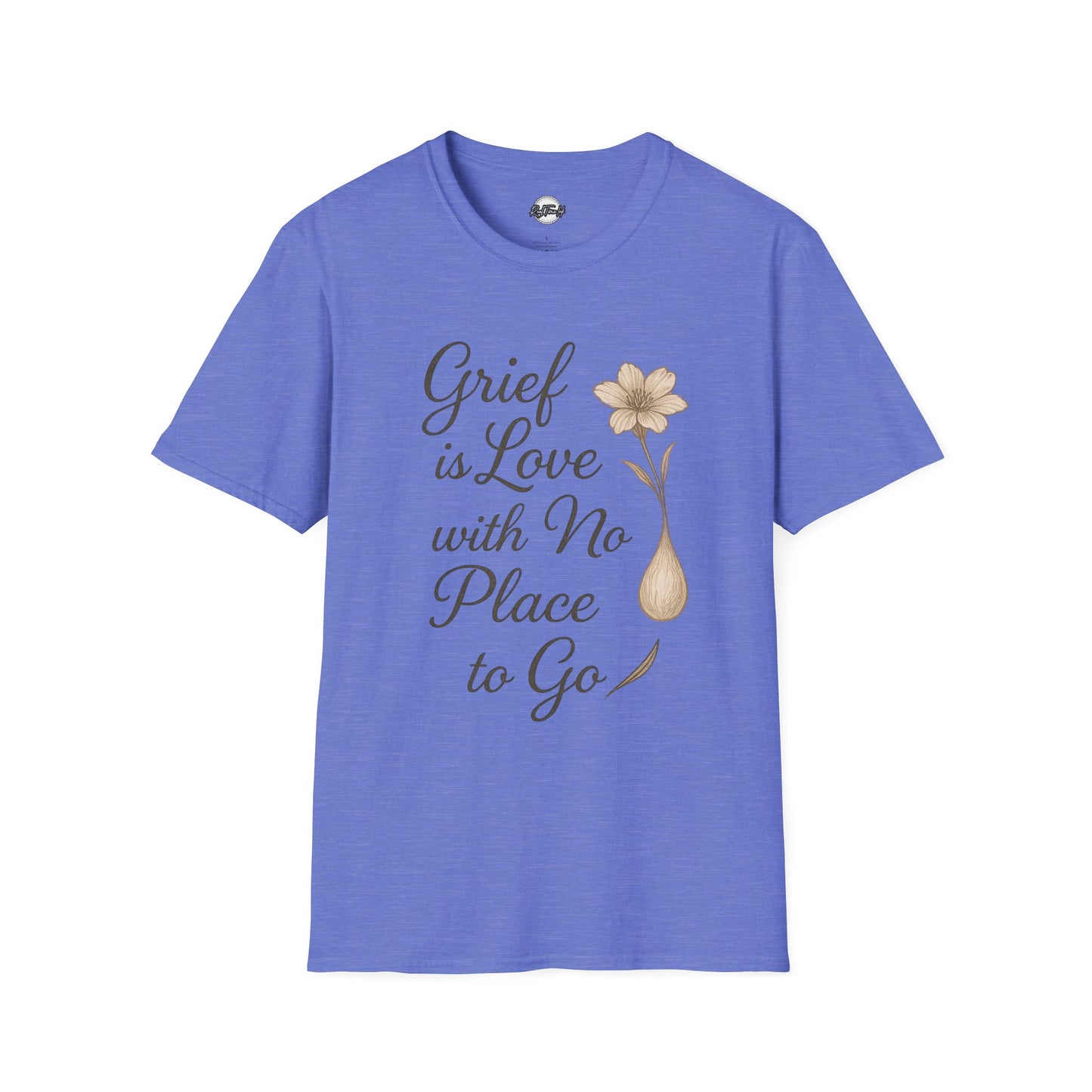 Grief is Love Floral Unisex Softstyle T-Shirt