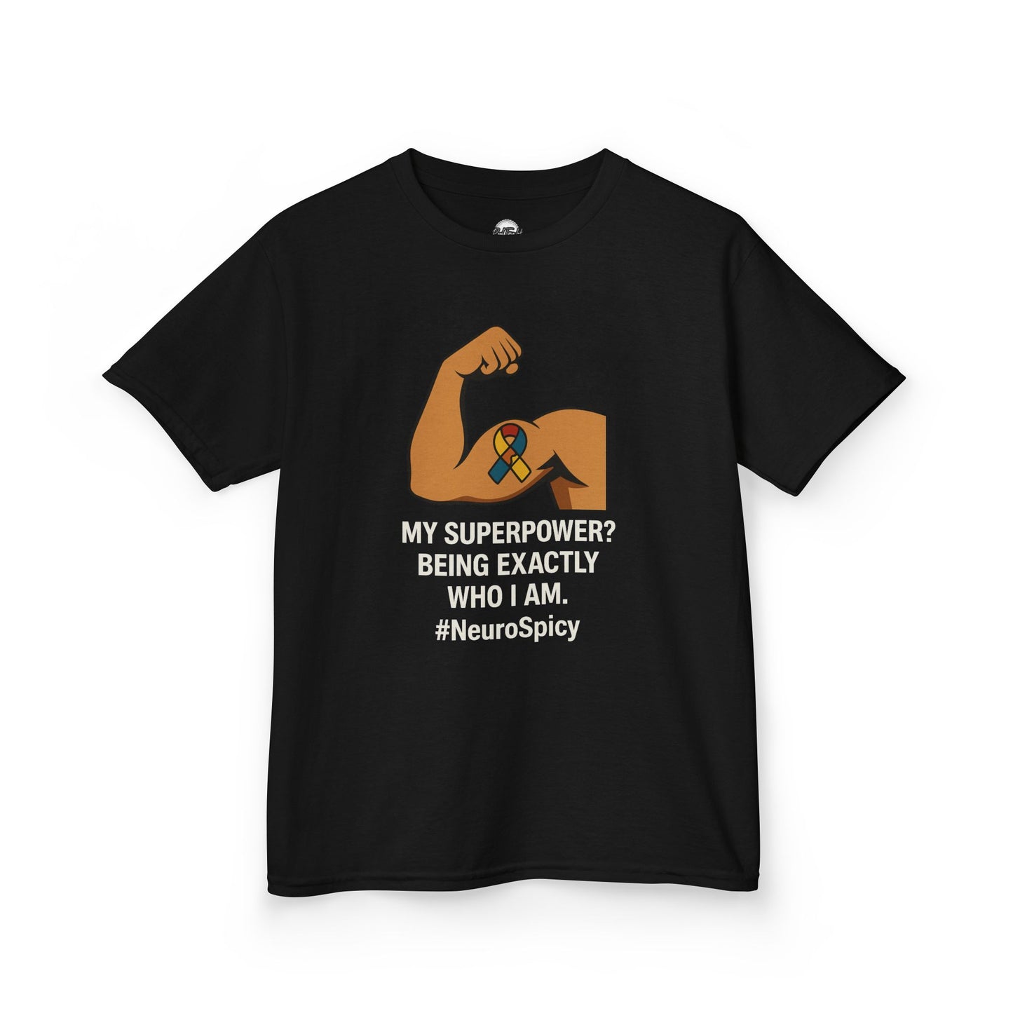 Kids Superpower Autism Tee - "My Superpower? Being Exactly Who I Am" #NeuroSpicy