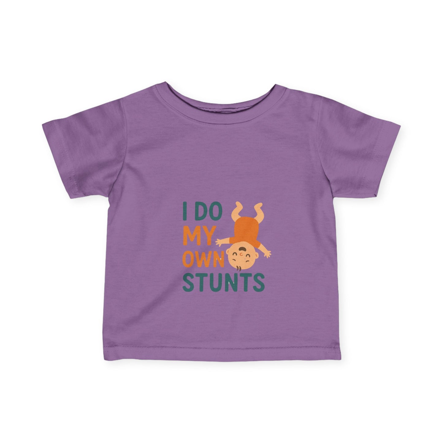 I Do My Own Stunts Infant Tee - Playful Baby Shirt for Adventurous Kids