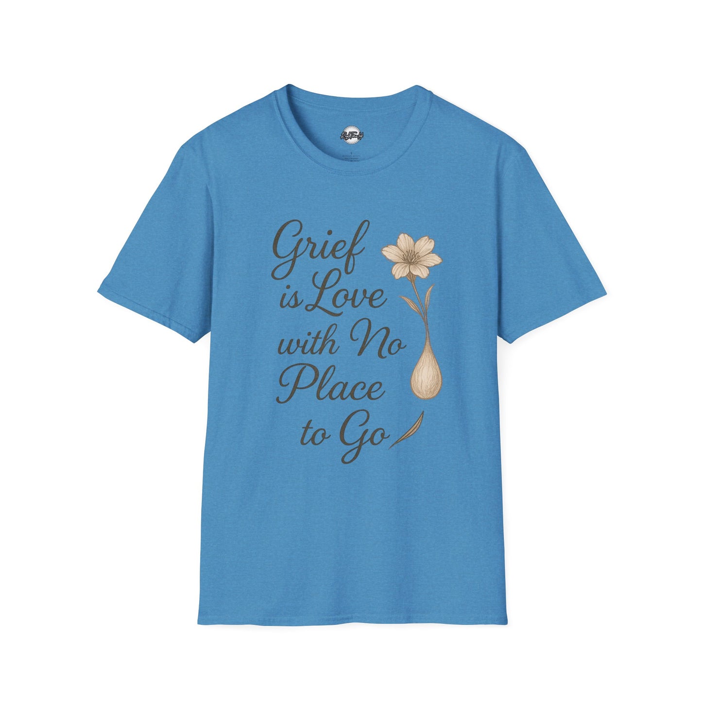 Grief is Love Floral Unisex Softstyle T-Shirt