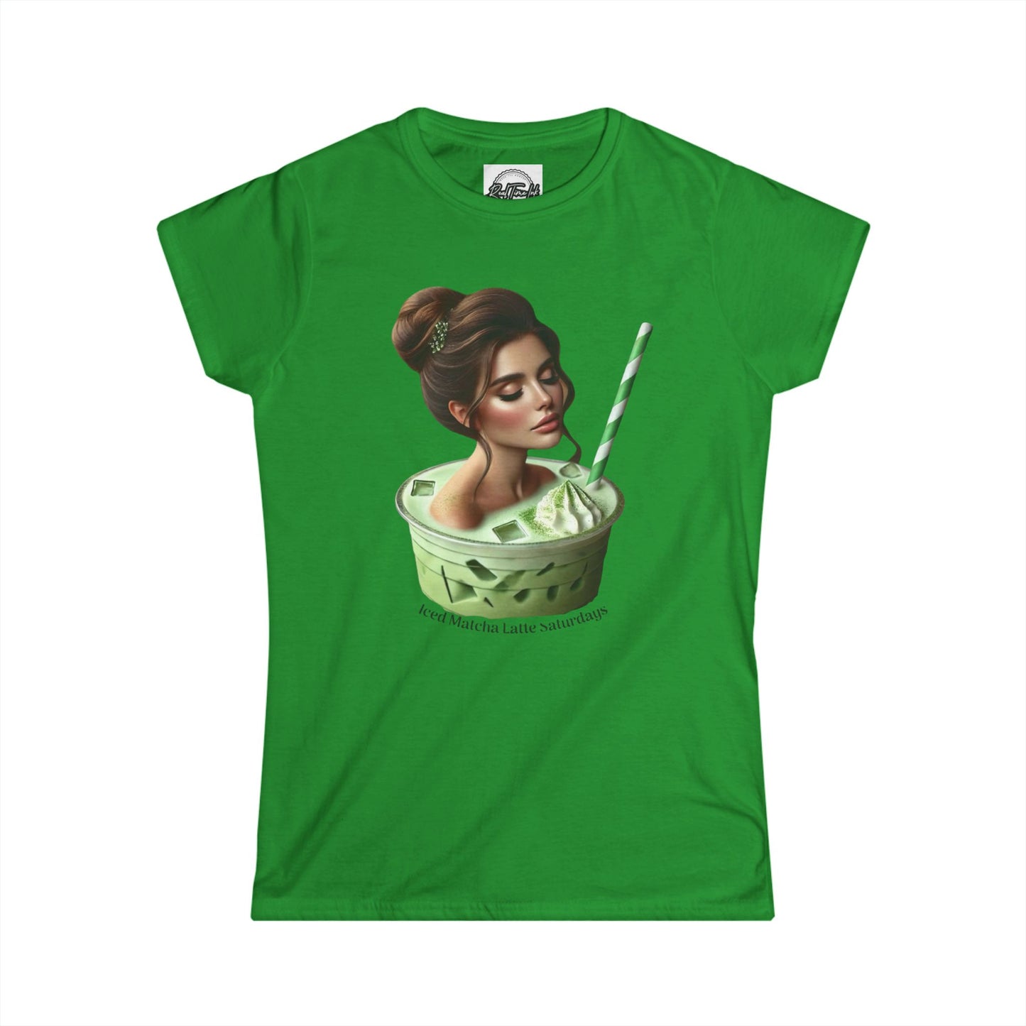 Vintage Ice Cream Girl Softstyle Tee | Fun Summer Fashion