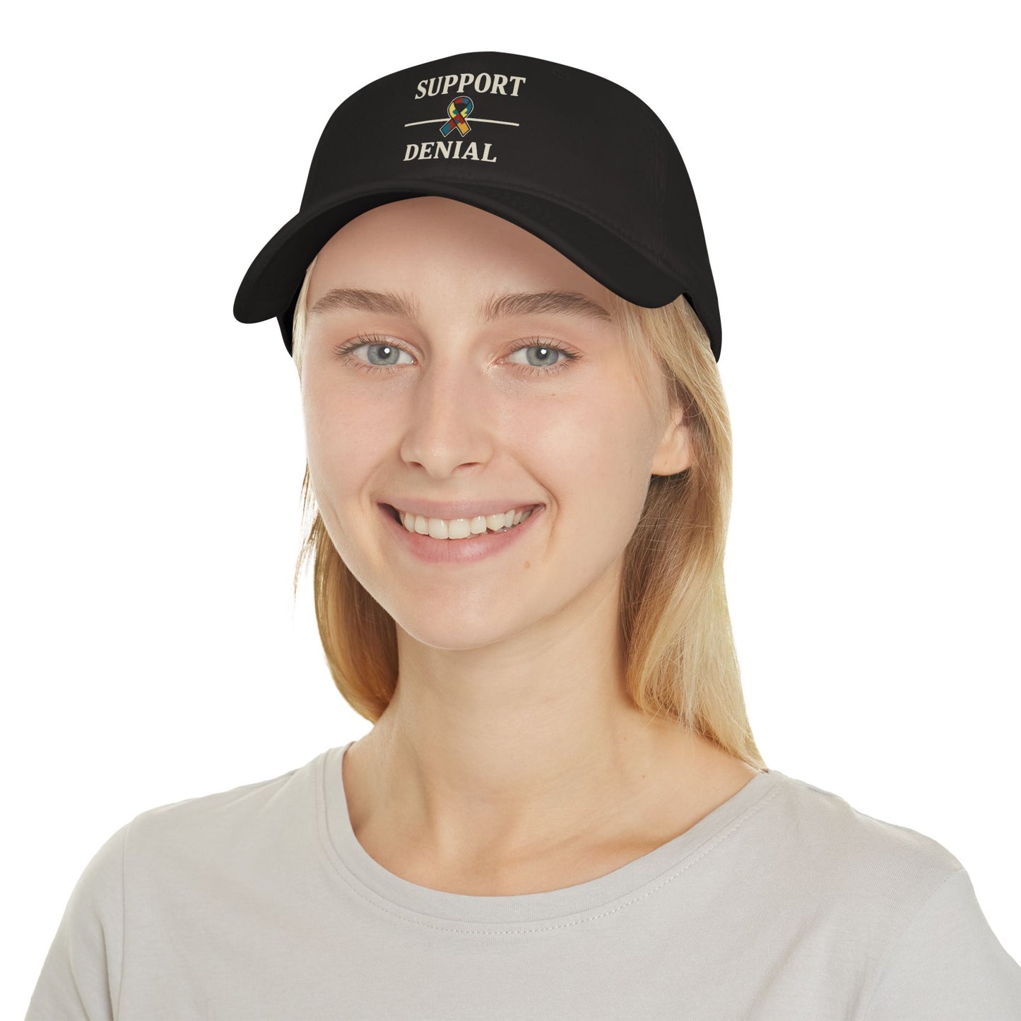 Baseball Cap Support Over Denial Autism Awareness
