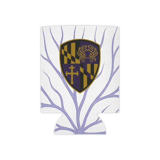 Purple Blood Can Cooler | Maryland Pride Beverage Holder, Coolie for Parties, Barbecue, and Celebrations