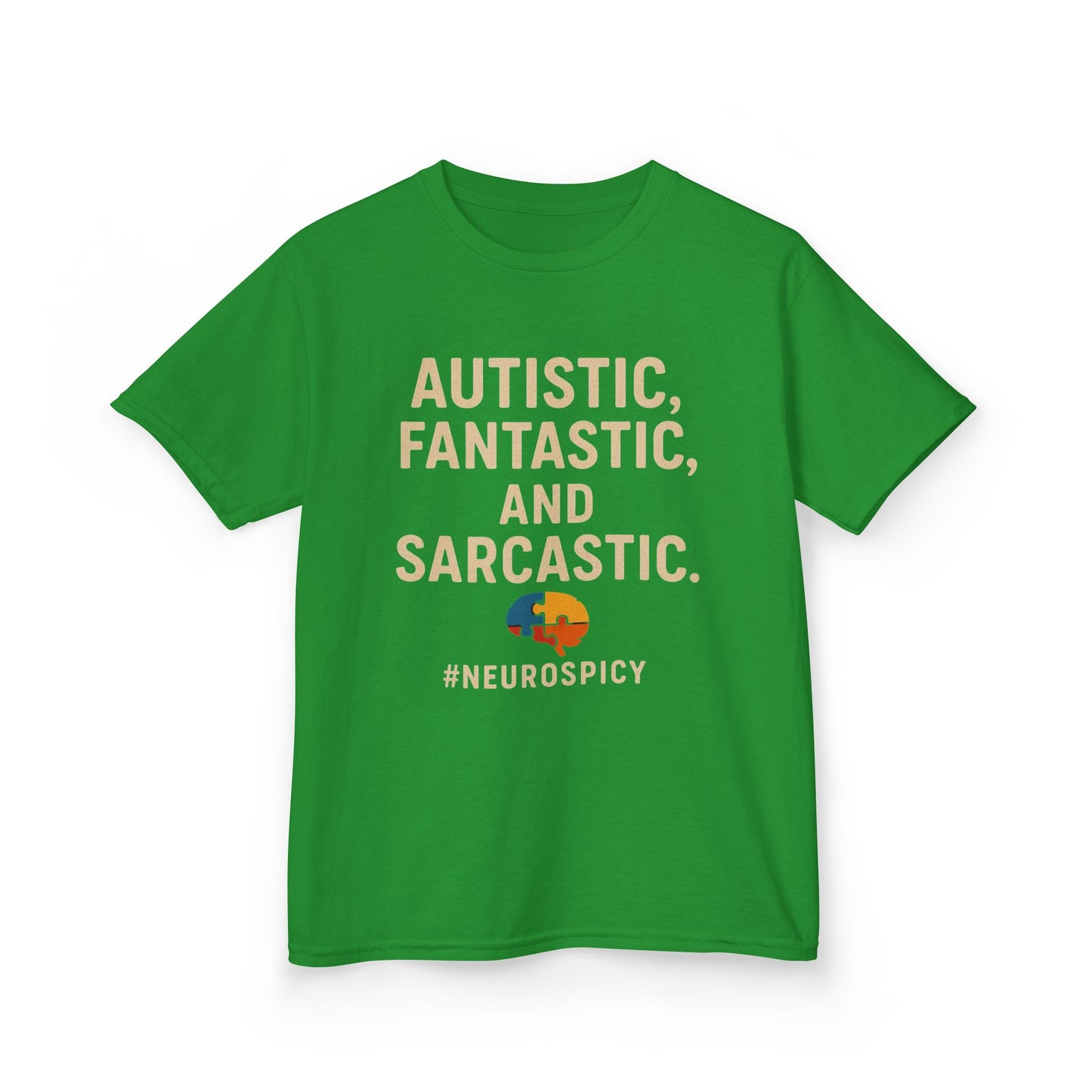 Kids Tee - Autistic, Fantastic, and Sarcastic Design