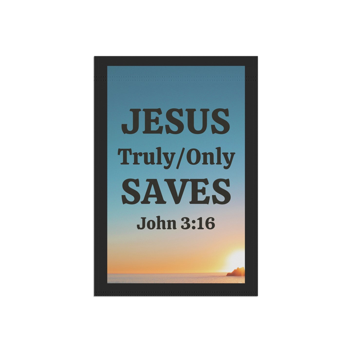 Garden Banner, Outdoor Decor, Religious Home Decor, Garden Flag, Christian Gift, Faith-Based Decoration