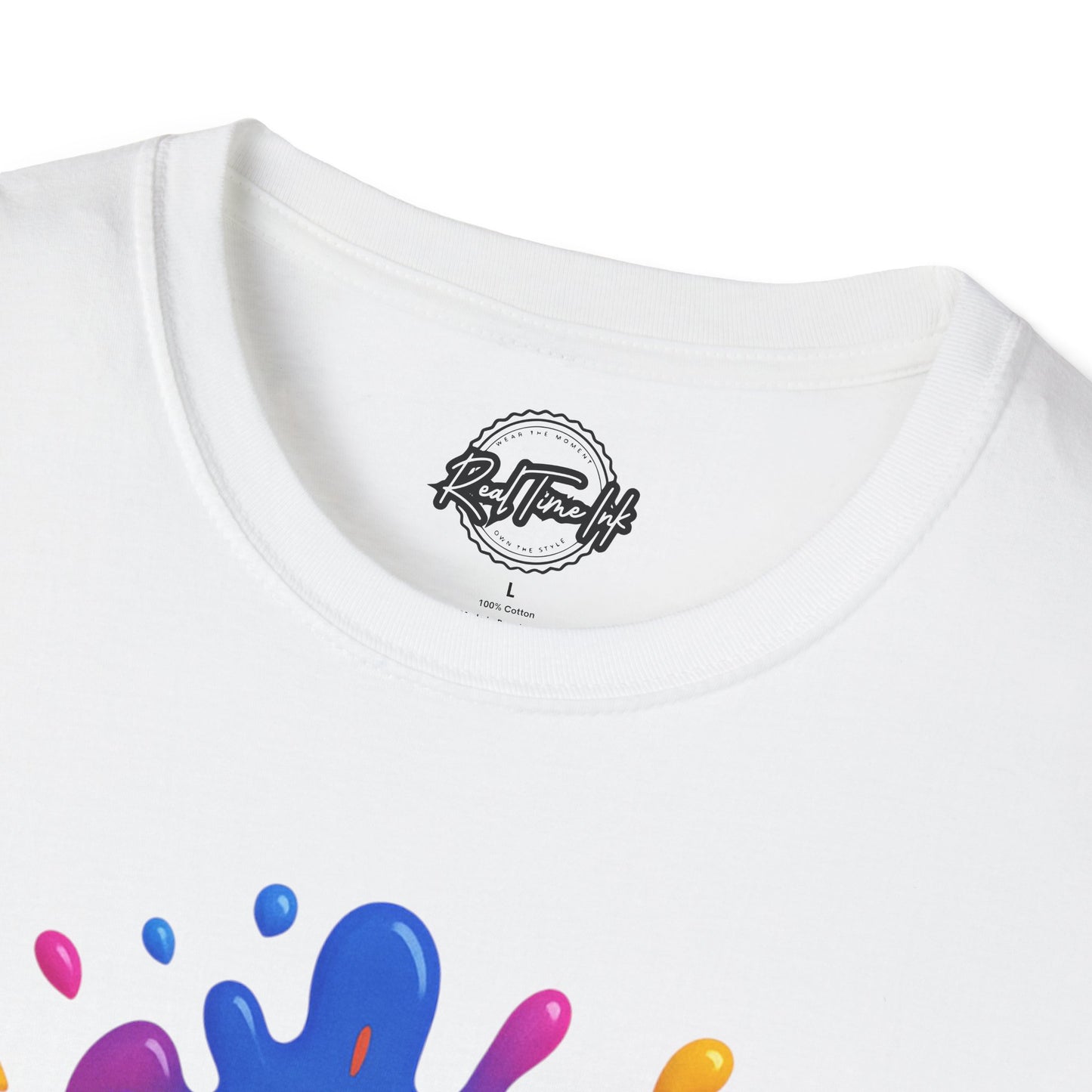 Colorful Art Vibes Unisex T-Shirt, Artistic Tee, Trendy Graphic Shirt, Creative Apparel, Gift for Artists, Summer Fashion