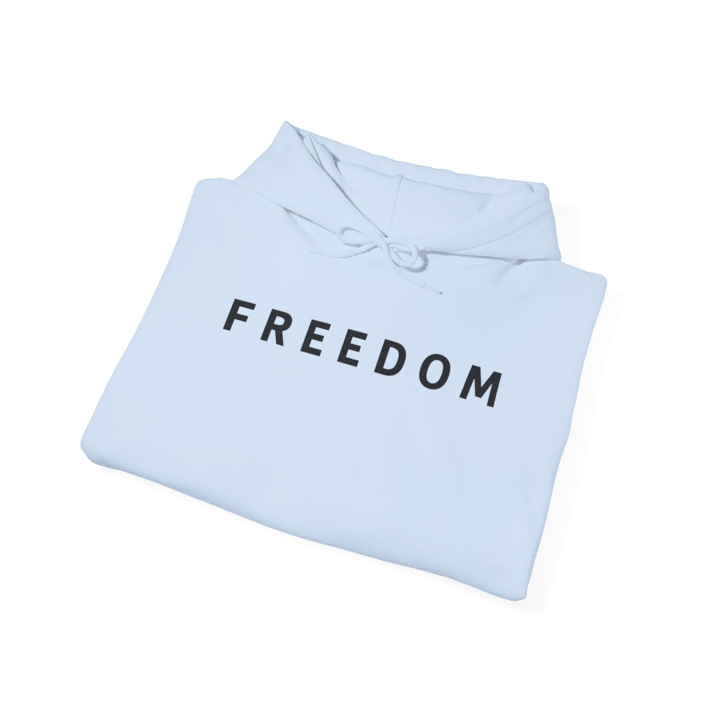 Freedom Hooded Sweatshirt, Cozy Sweatshirt, Religious Apparel, Inspirational Gift, Casual Outfit, Unisex Hoodie