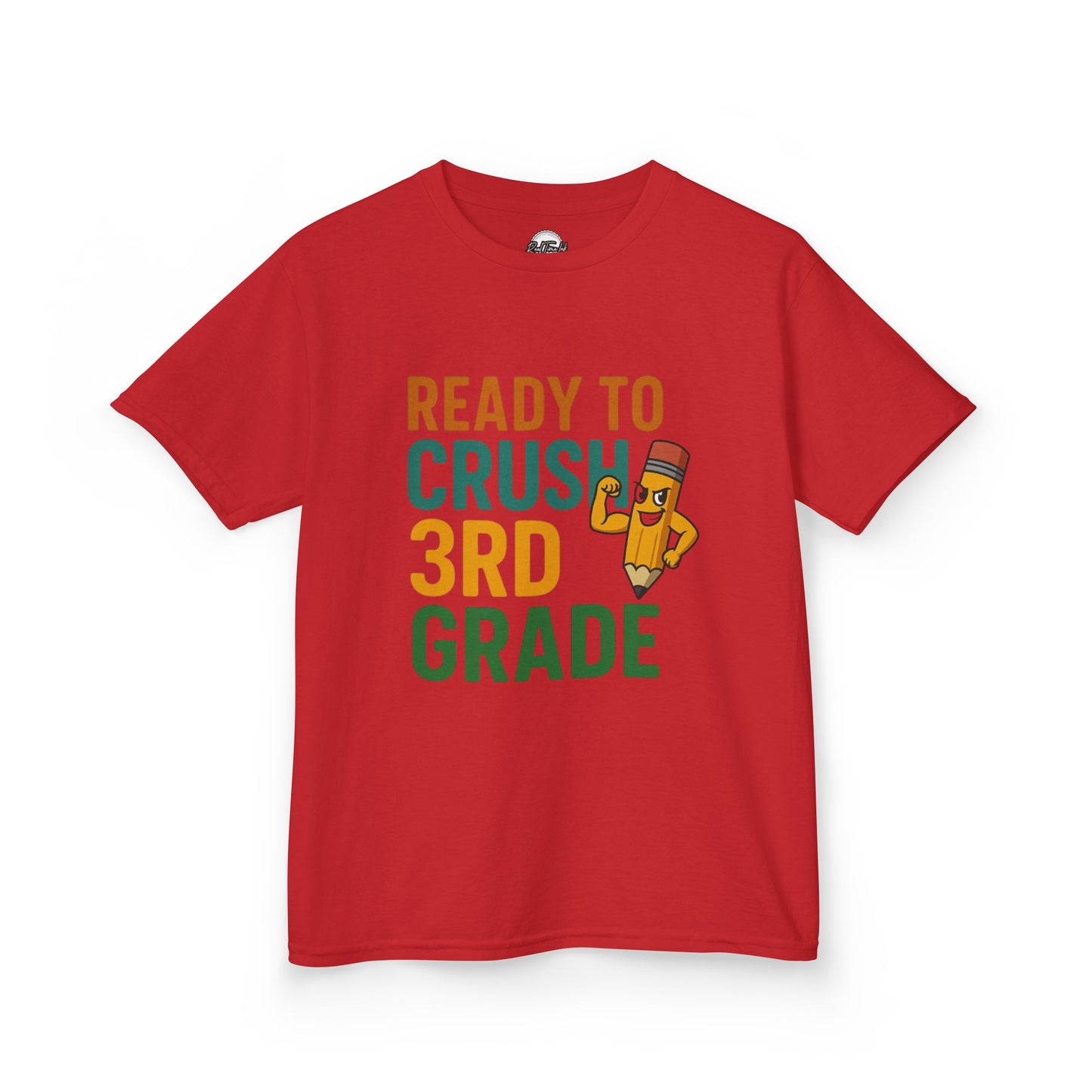 Ready to Crush 3rd Grade Kids Tee, Fun Youth Shirt, Back to School Gift, Classroom Outfit, Inspirational Kids Apparel