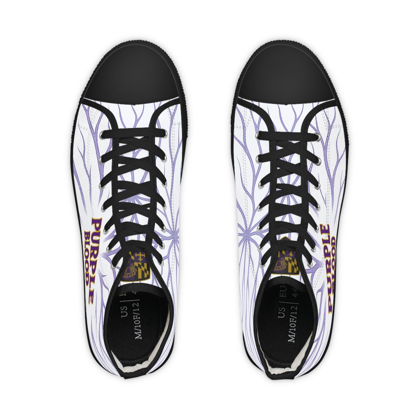 Sneakers Purple Blood Men's High Top