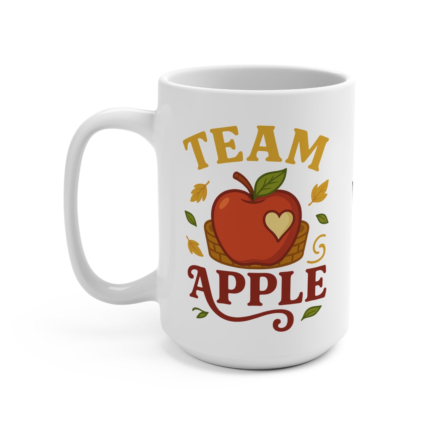 Mug - Team Pumpkin vs Team Apple Design 15oz