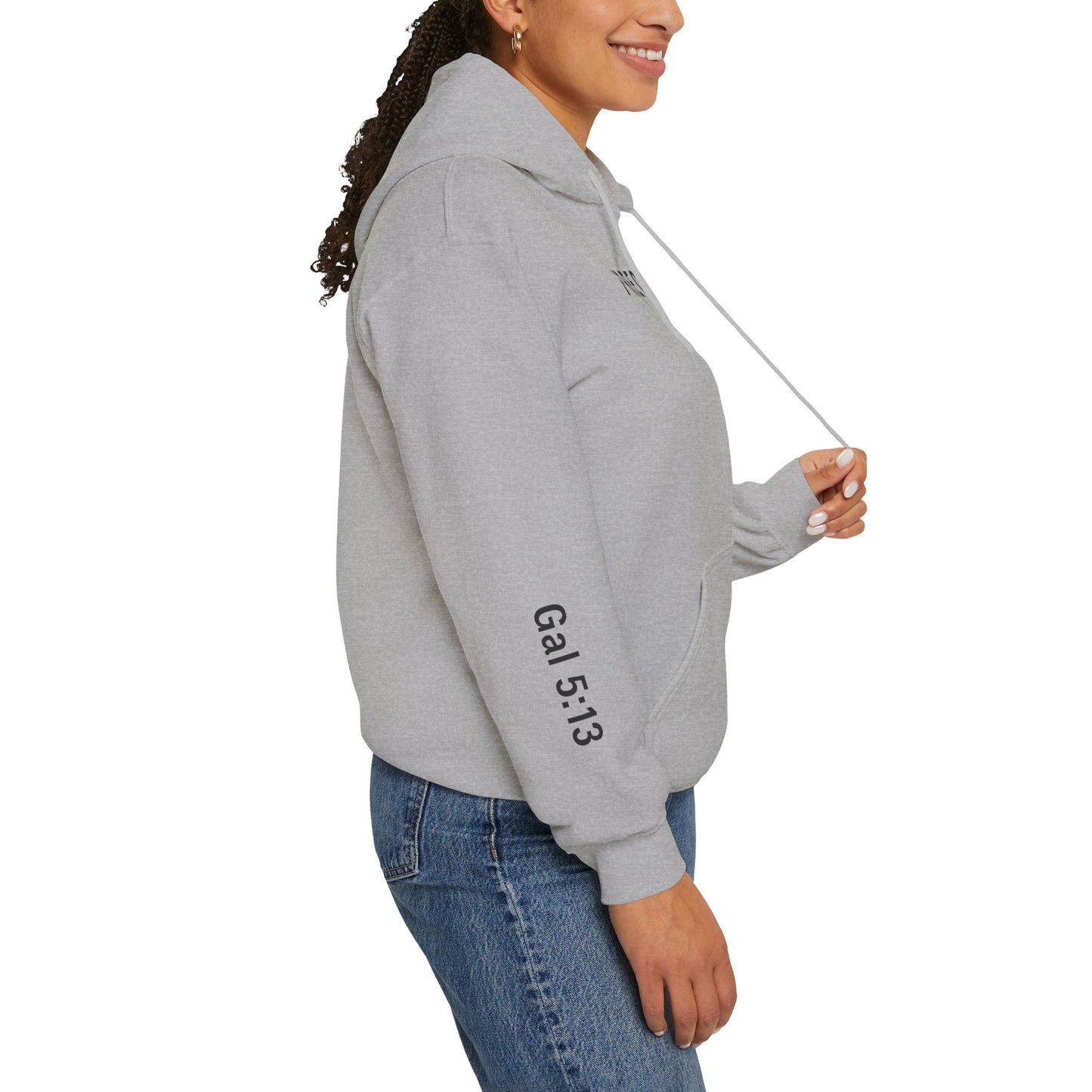 Freedom Hooded Sweatshirt, Cozy Sweatshirt, Religious Apparel, Inspirational Gift, Casual Outfit, Unisex Hoodie