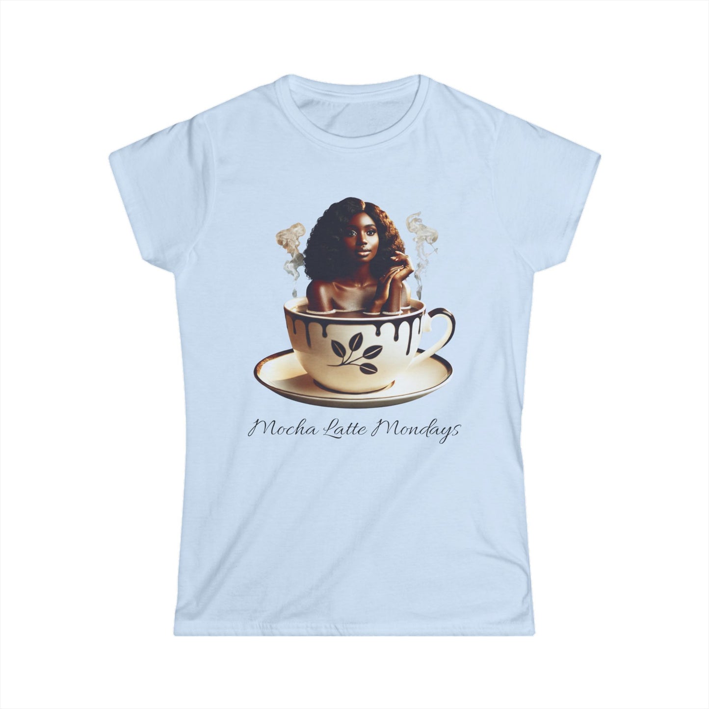 Women's Tee - Mocha Latte Mondays Stylish Coffee Lover Shirt