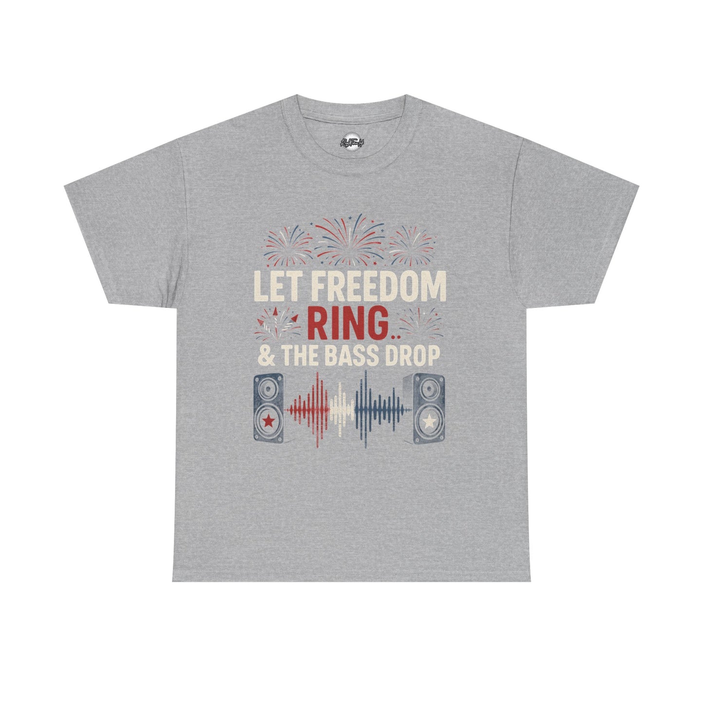 Independence Day Music Tee, Let Freedom Ring Shirt, Patriotic Cotton T-Shirt, Summer Celebration Top, Concert Outfit, Gift for Music Lovers