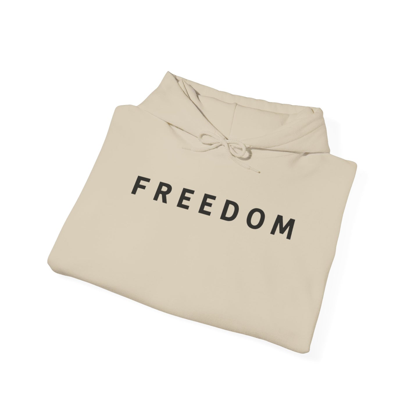 Freedom Hooded Sweatshirt, Cozy Sweatshirt, Religious Apparel, Inspirational Gift, Casual Outfit, Unisex Hoodie