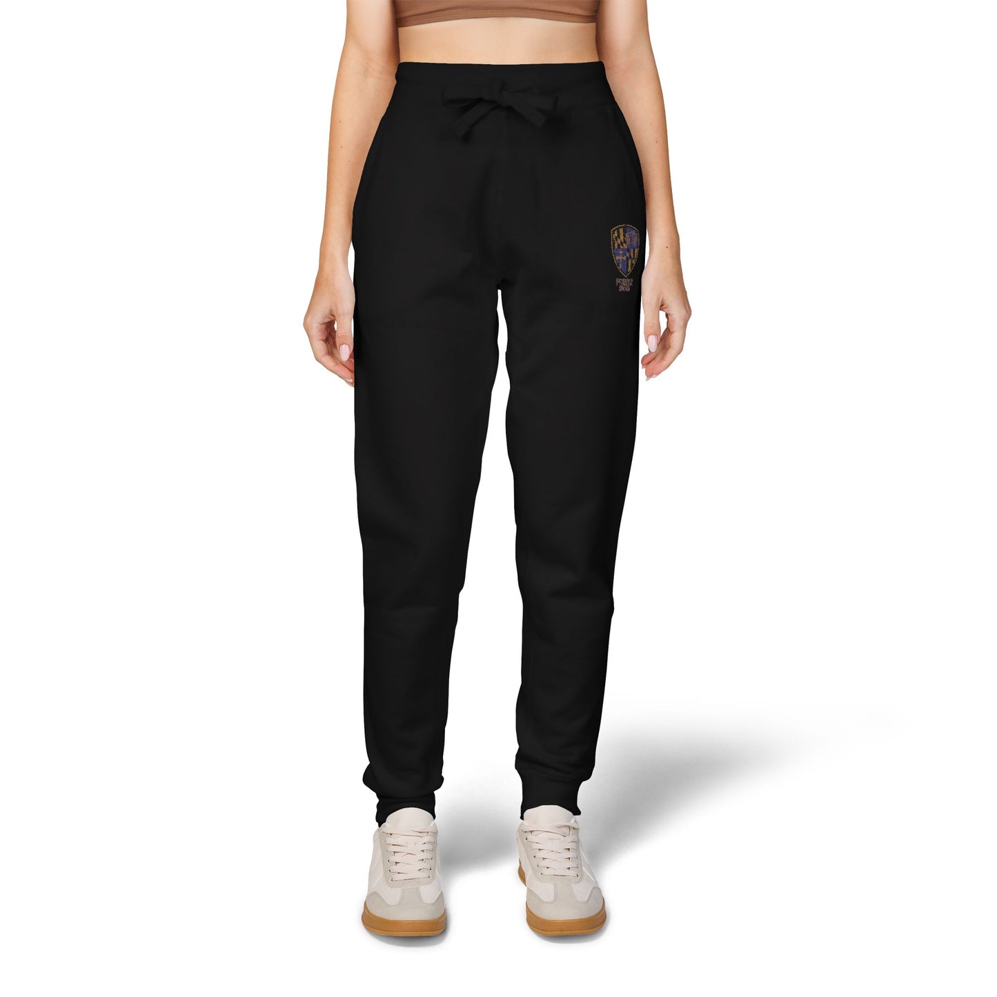Embroidered Unisex Sweatpants - Purple Blood Design