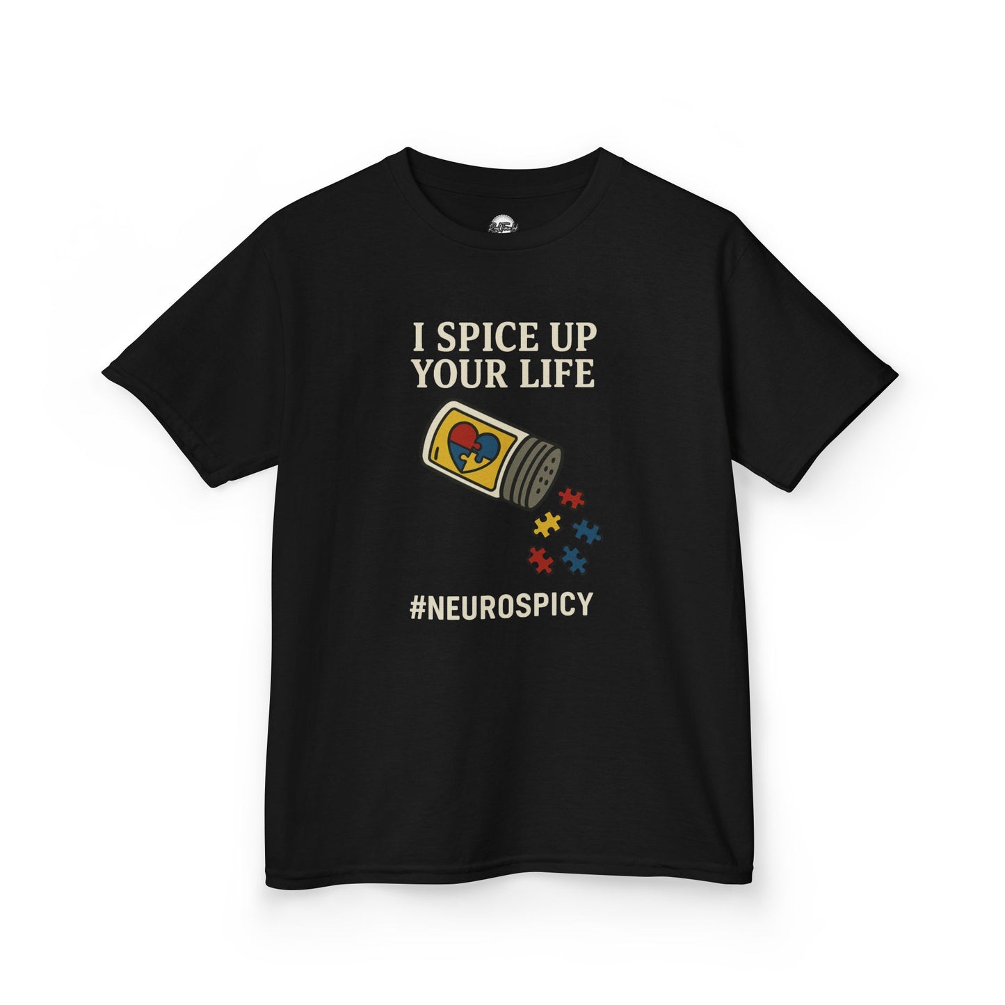 Neurospicy Kids Tee - I Spice Up Your Life Design
