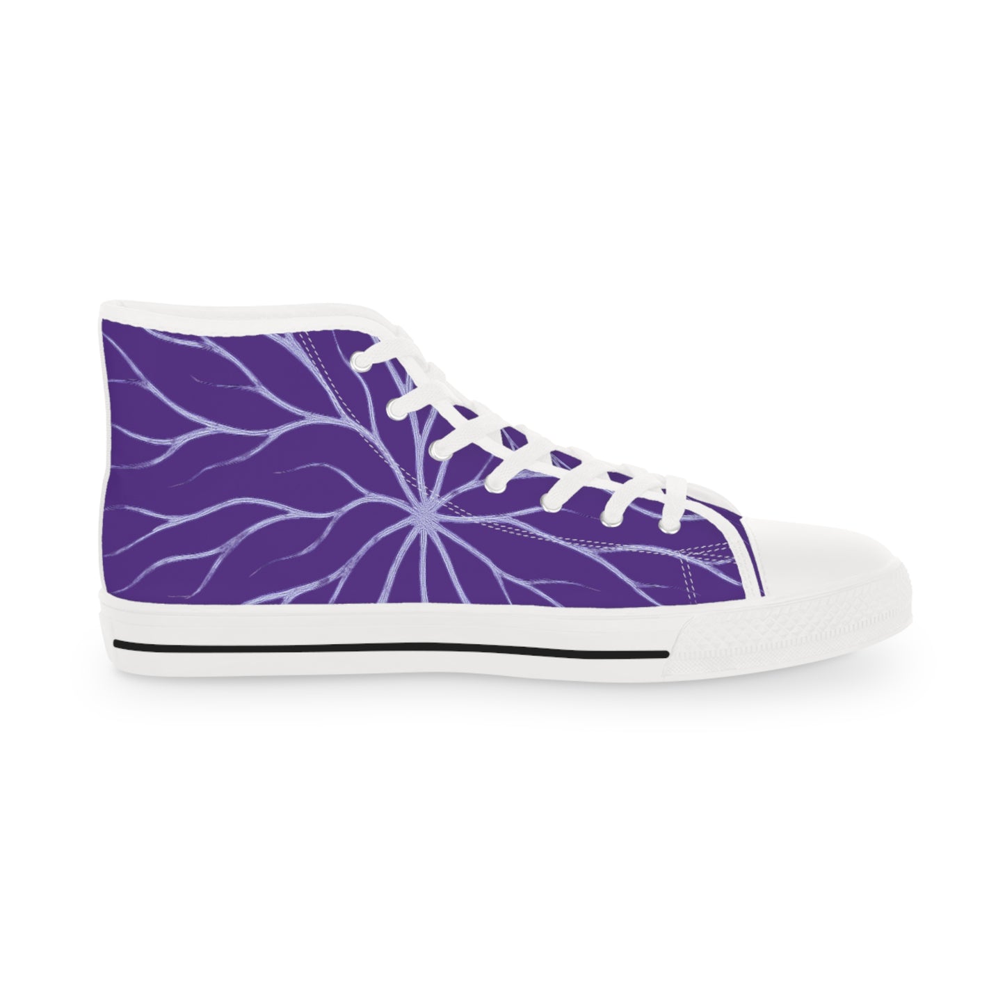 High Top Sneakers Purple Blood Design