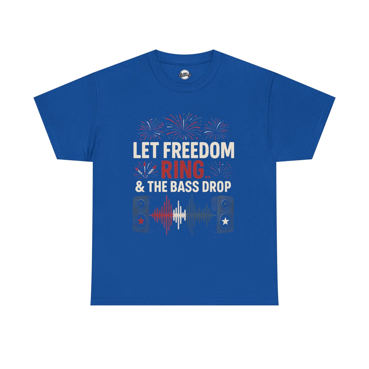 Independence Day Music Tee, Let Freedom Ring Shirt, Patriotic Cotton T-Shirt, Summer Celebration Top, Concert Outfit, Gift for Music Lovers