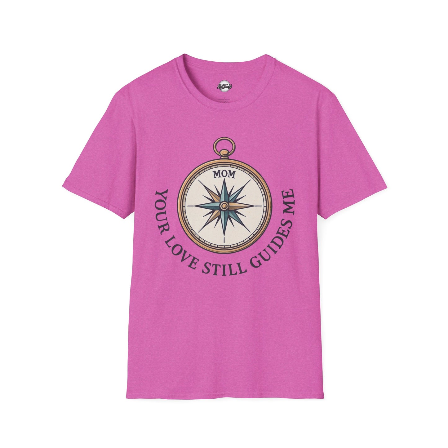 Mom Compass T-Shirt - Your Love Still Guides Me - Unisex Softstyle Tee